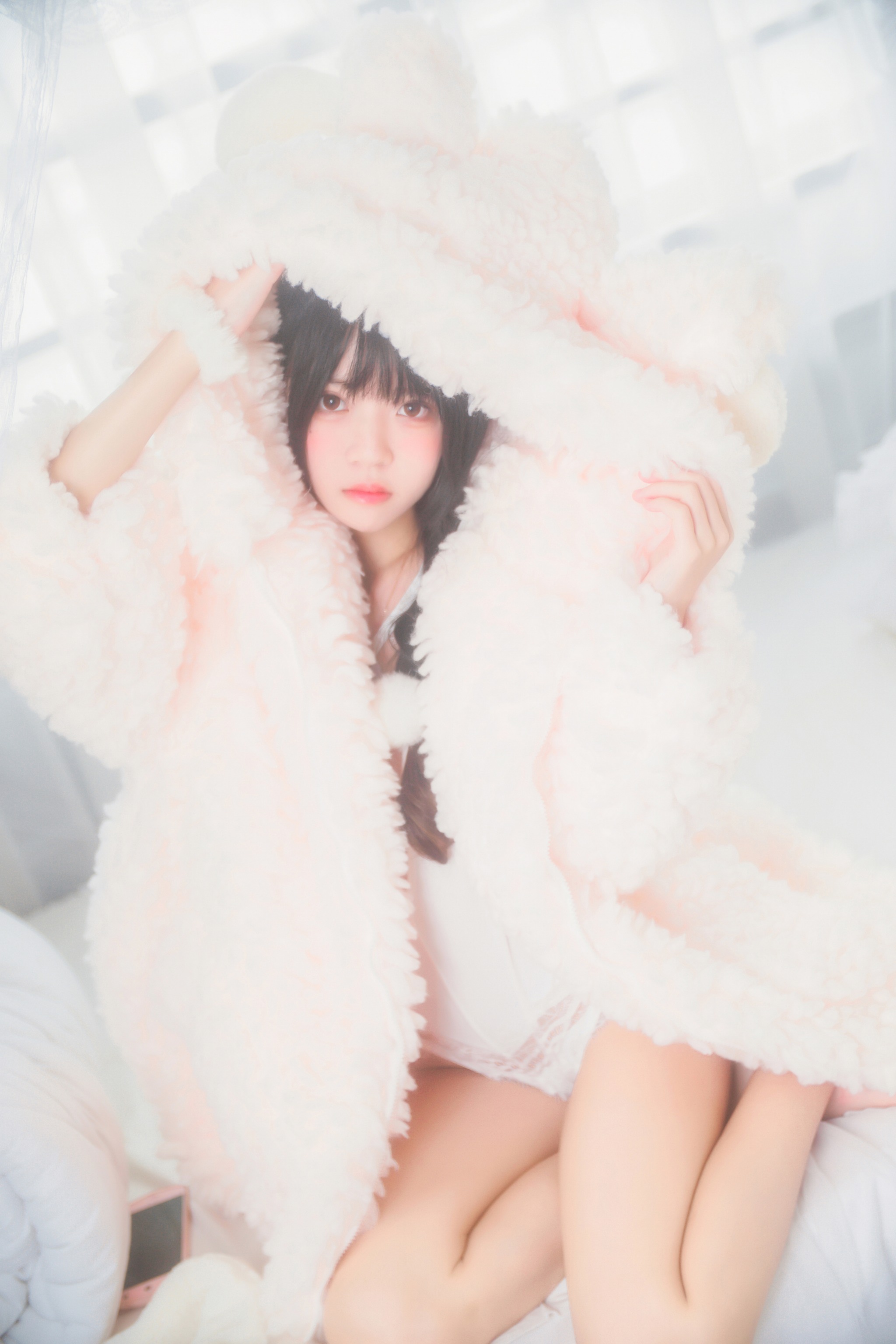 桜桃喵 - NO.016 冬眠 纯白私房 [46P]-XikXak